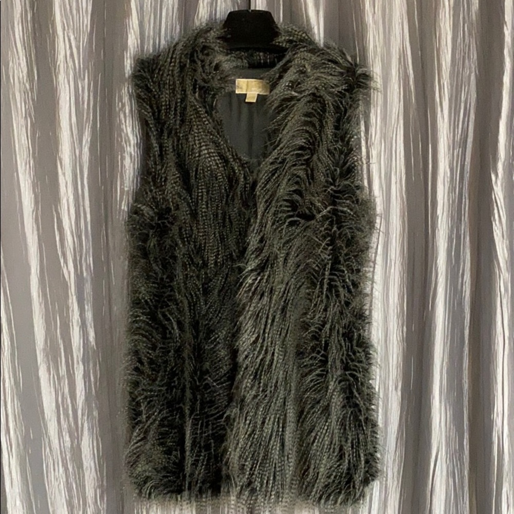 MICHAEL Michael Kors Faux Raccoon Fur Vest